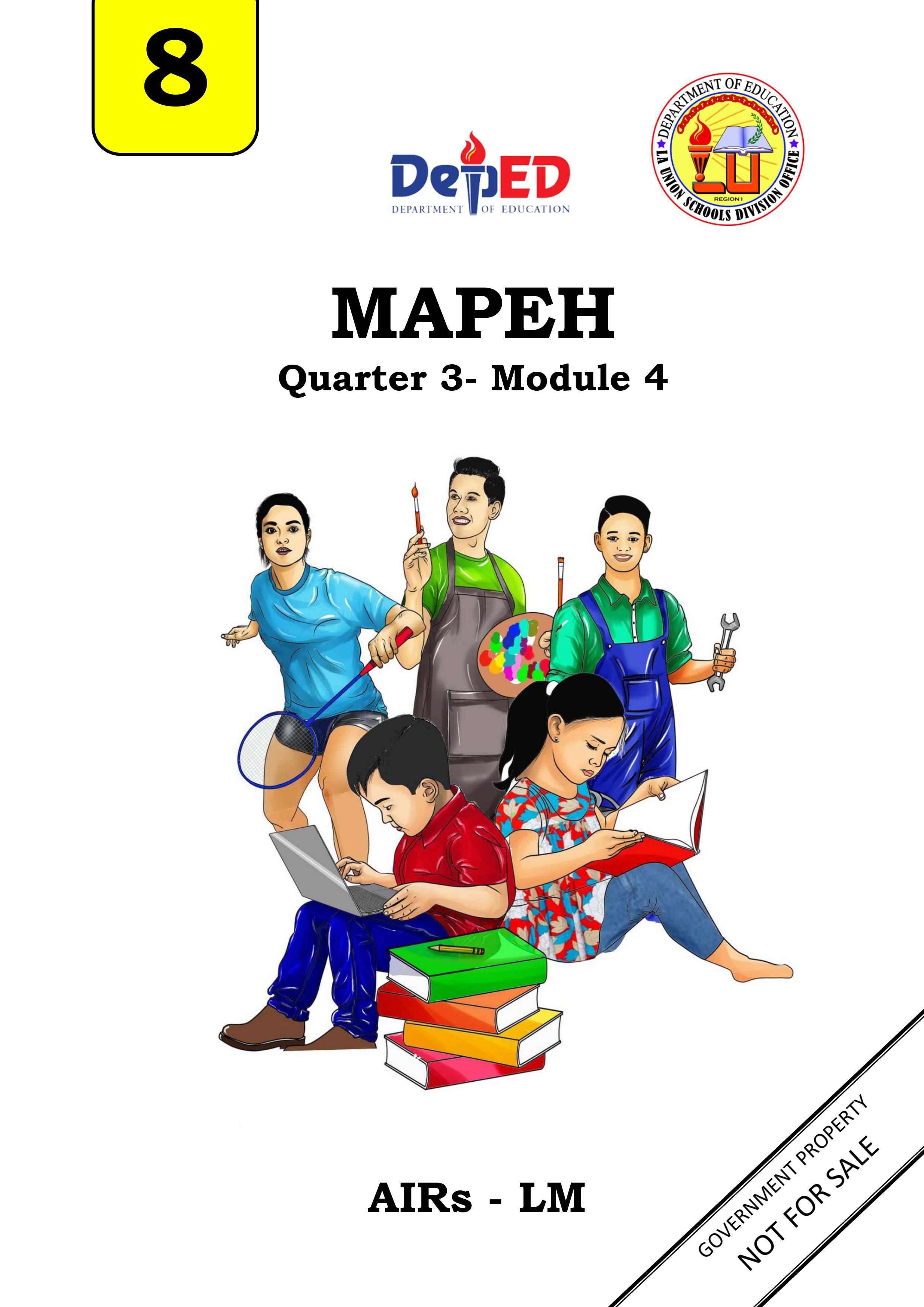 Grade 8 MAPEH